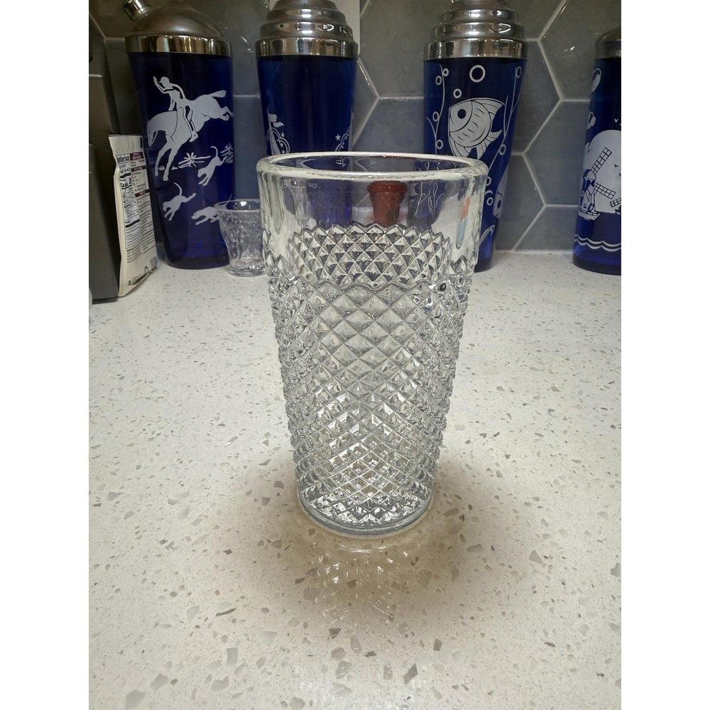 Westmoreland English Hobnail Crystal Clear 5 3/8" Flat  Tumbler Depression Glass